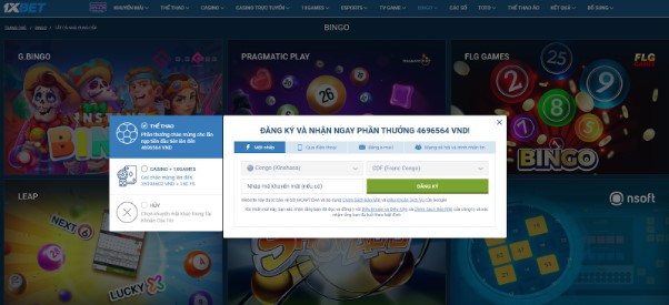 hướng dẫn đăng kí 1xbet