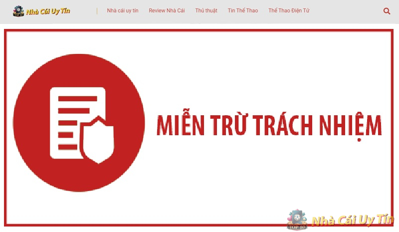 Miễn trừ trách nhiệm